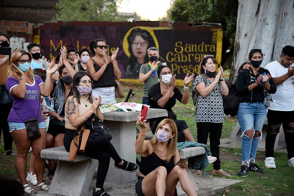 El acto fue en la plazoleta Sandra Cabrera, de Córdoba al 3600.
