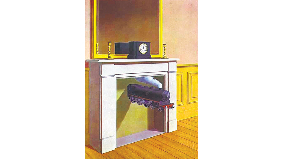 La duración apuñalada de Magritte, 1938.