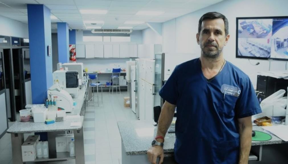 Vicepresidente del Colegio de Bioquímicos de Catamarca, Enrique Ocampos.