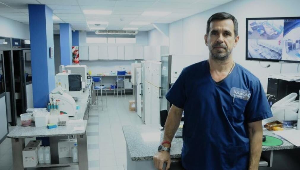 Vicepresidente del Colegio de Bioquímicos de Catamarca, Enrique Ocampos.