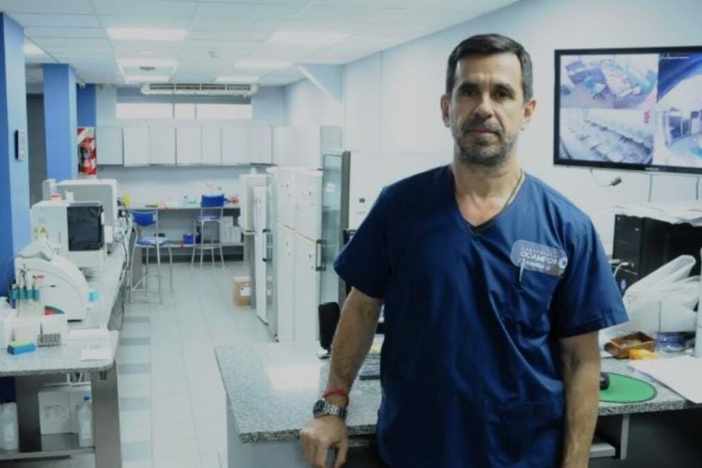 Vicepresidente del Colegio de Bioquímicos de Catamarca, Enrique Ocampos.