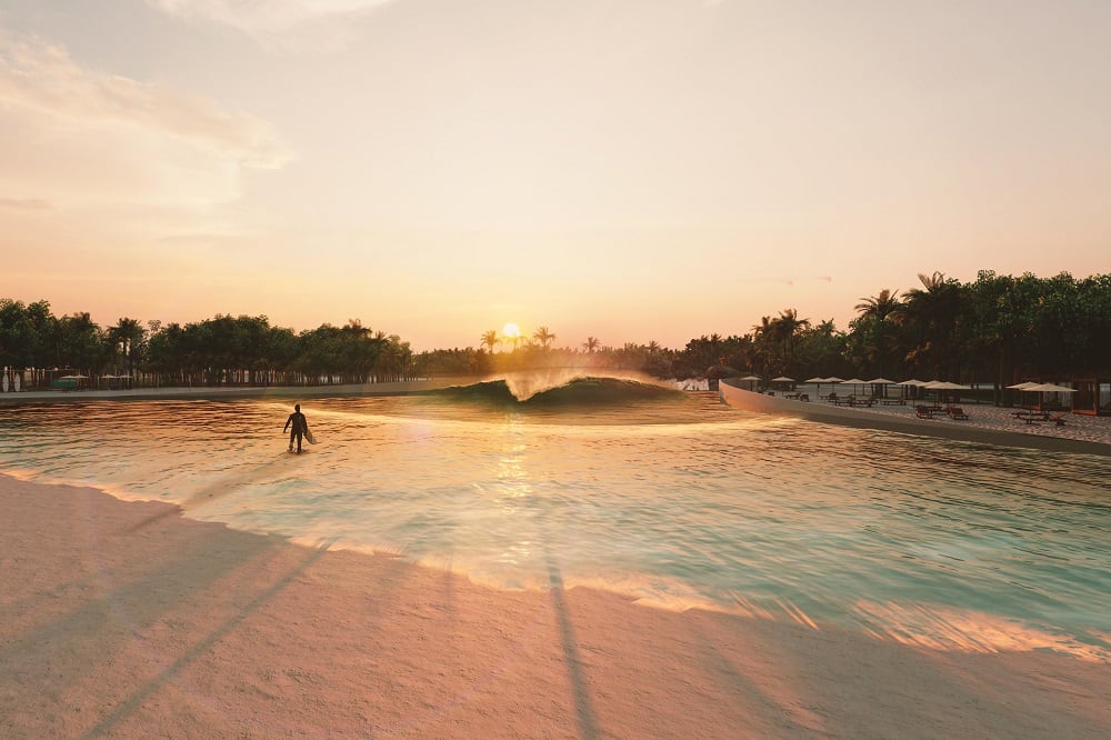 La ola artificial, dentro de un revolucionario Parque acuático