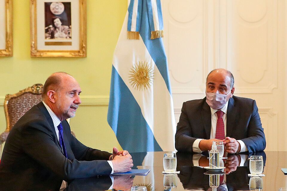 Perotti y Manzur se volverán a ver en unos días en Santa Fe.