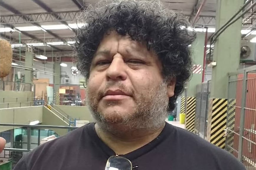 Jorge Langone daba clases en la Escuela Técnica Nº 13.