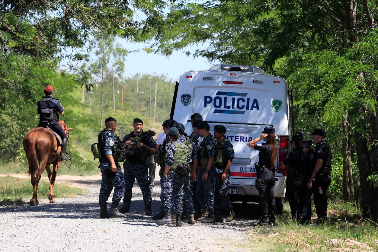 La Policía realizó diversos rastrillajes para dar con el paradero de Eliana Pacheco.