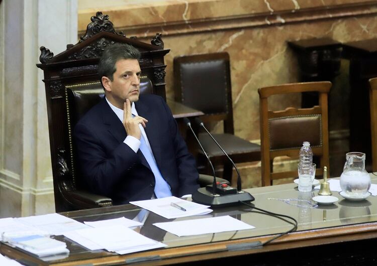 Sergio Massa preside la Cámara Baja desde diciembre. 