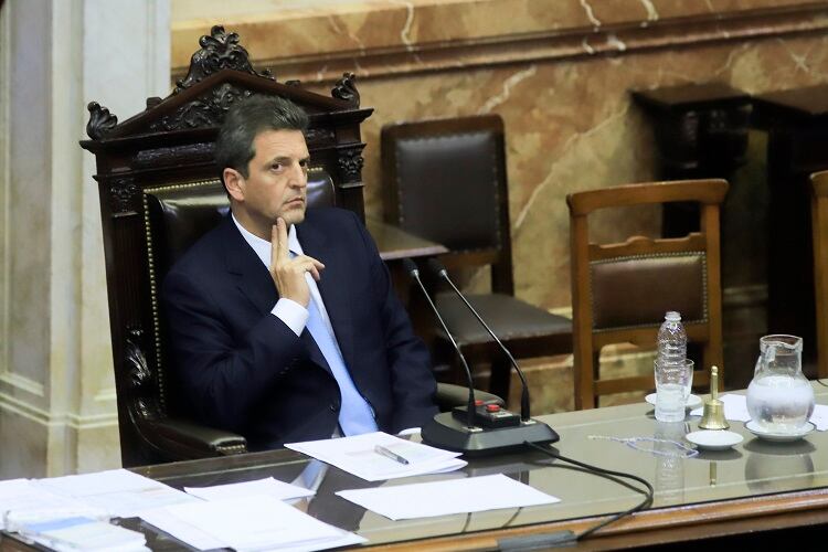 Sergio Massa preside la Cámara Baja desde diciembre.