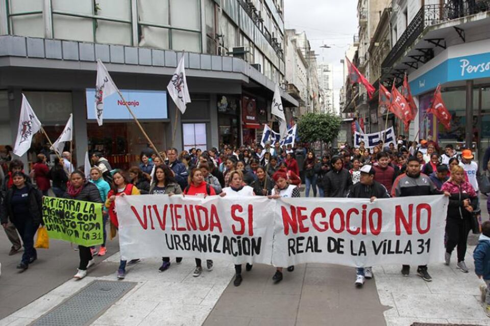 Los vecinos de la villa 31 rechazan la ley 671.