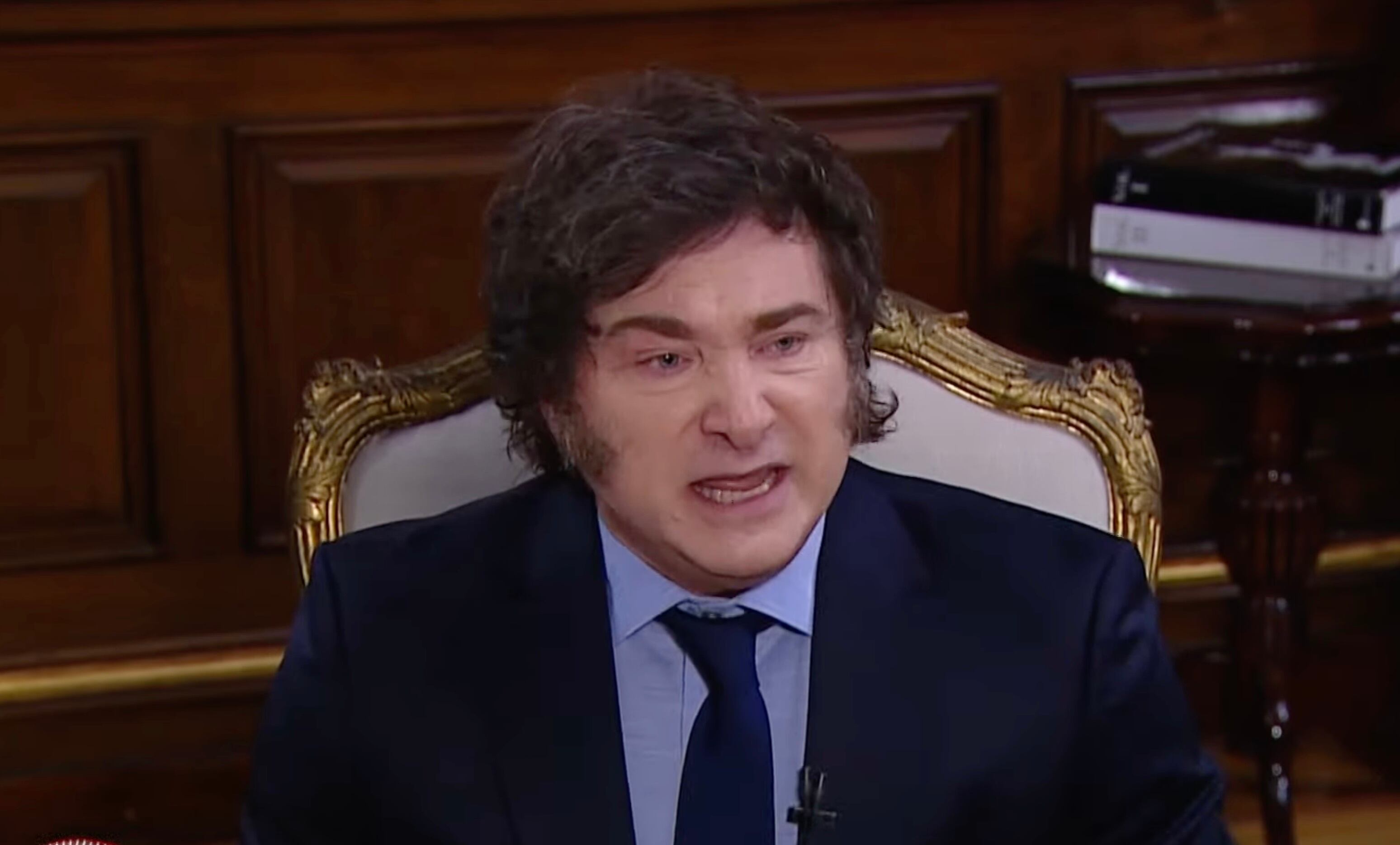 Con esta violenta descripción, Javier Milei se refirió a la situación del Partido Justicialista y su interna por la presidencia de cara a las elecciones legislativas de 2025