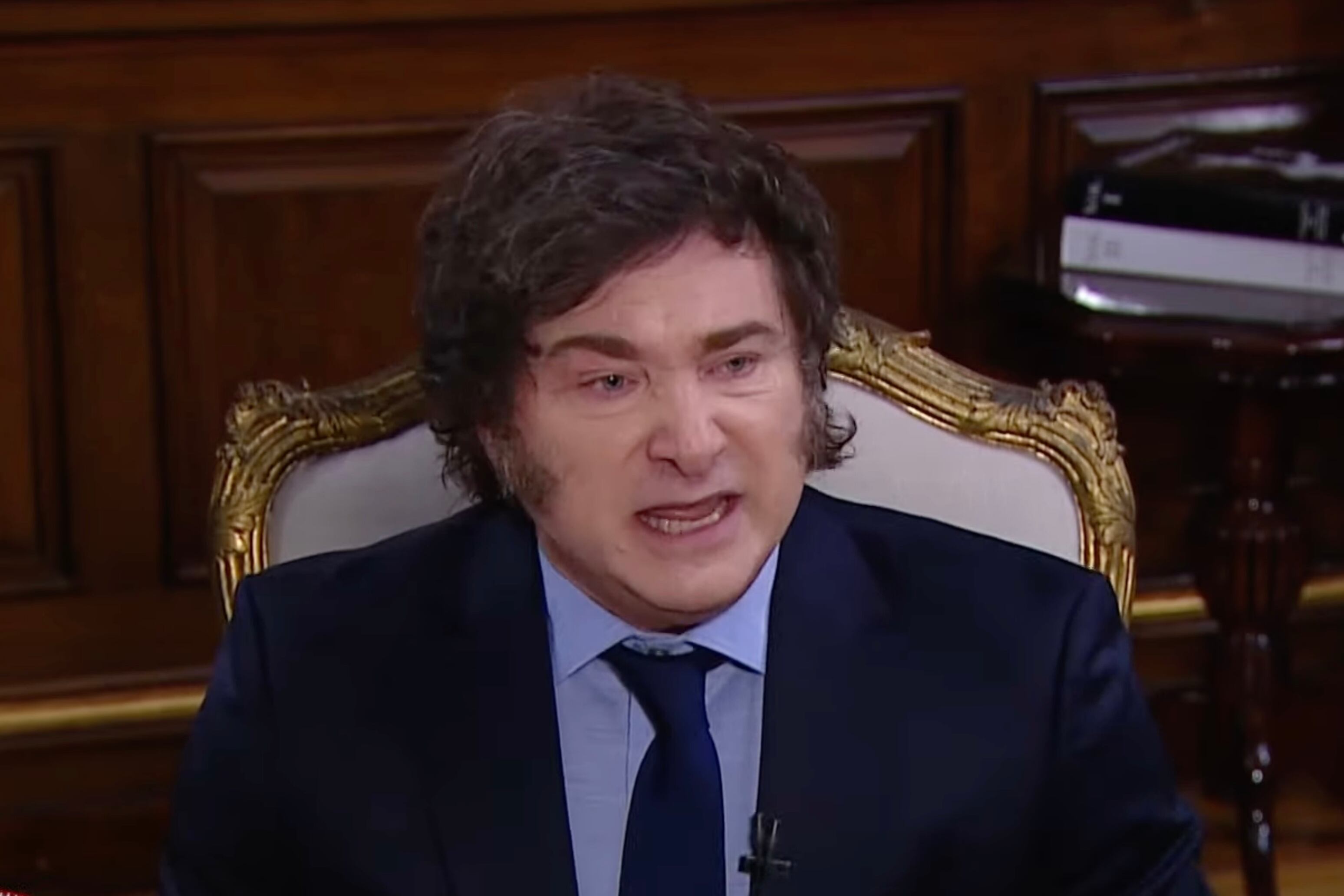 Con esta violenta descripción, Javier Milei se refirió a la situación del Partido Justicialista y su interna por la presidencia de cara a las elecciones legislativas de 2025