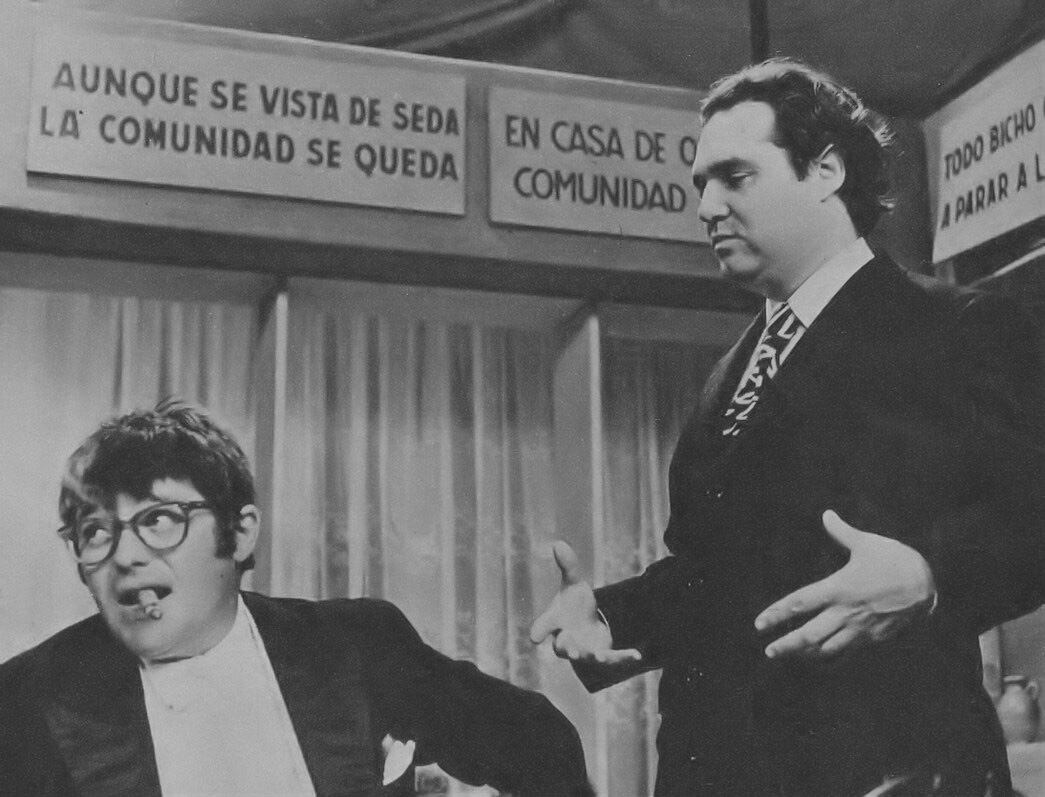 Peralta Ramos y Tato Bores en 1969