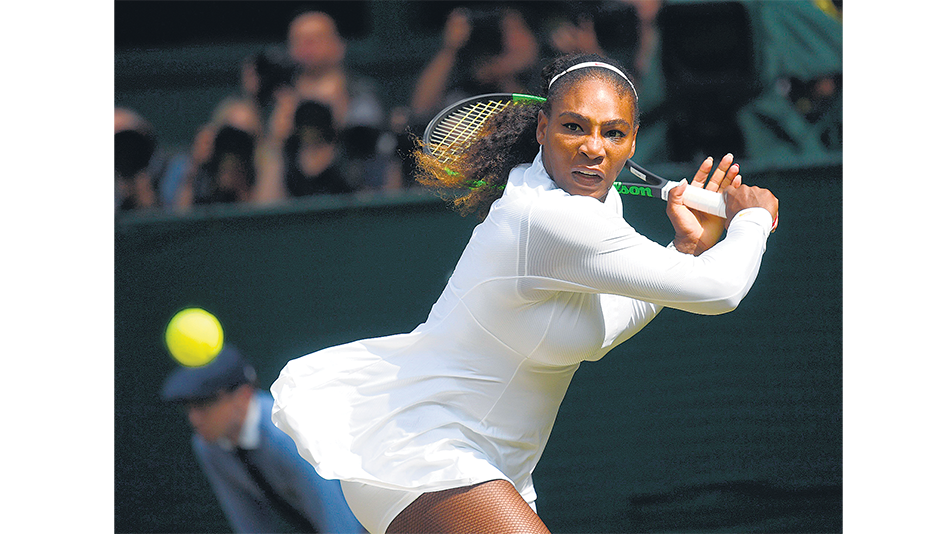 Serena Williams, ganadora ayer frente a la alemana Julia Görges.