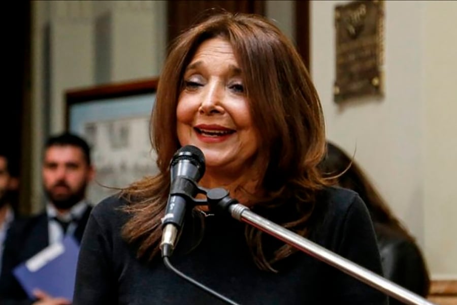 Marisa Graham, la defensora con mandato cumplido. 