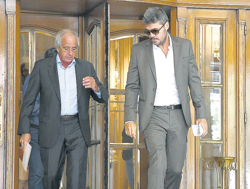 Tinelli y D’Onofrio, unidos frente a Tapia y Angelici.