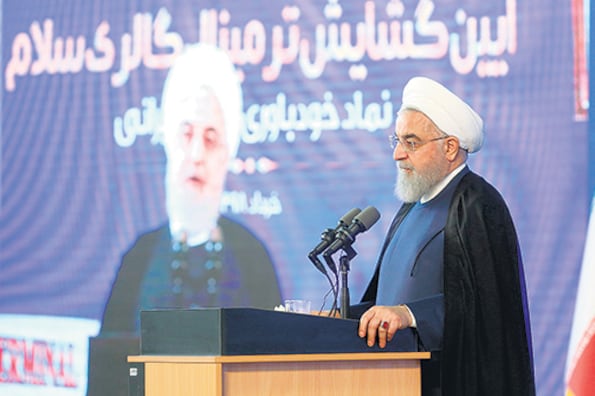 “Esta guerra terminará con la victoria de la nación iraní,” dijo ayer Rohani en Teherán.