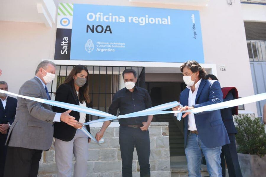 Antonio Marocco, Florencia Gómez, Cabandié y Sáenz