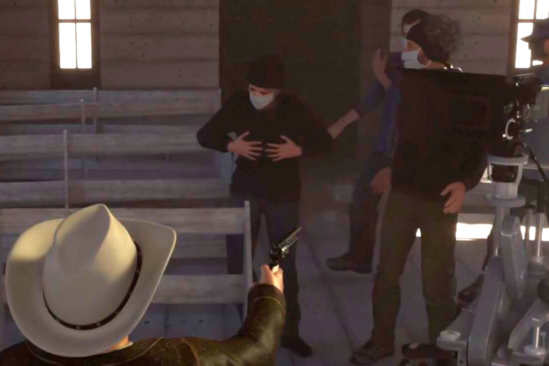 El momento del incidente mortal, según se ve en el video. 