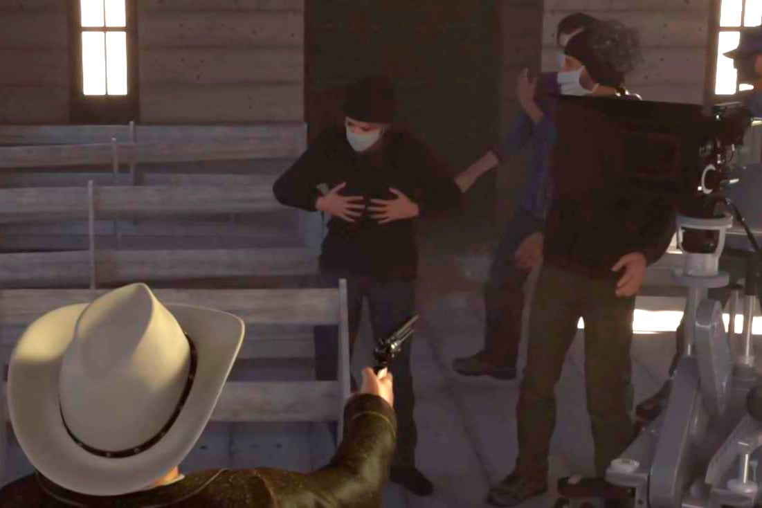 El momento del incidente mortal, según se ve en el video.