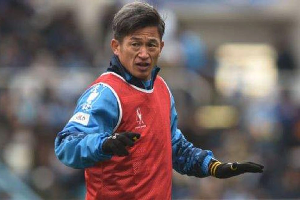 Kazu Miura, a los 53 años, sigue metiendo goles en la Liga japonesa.