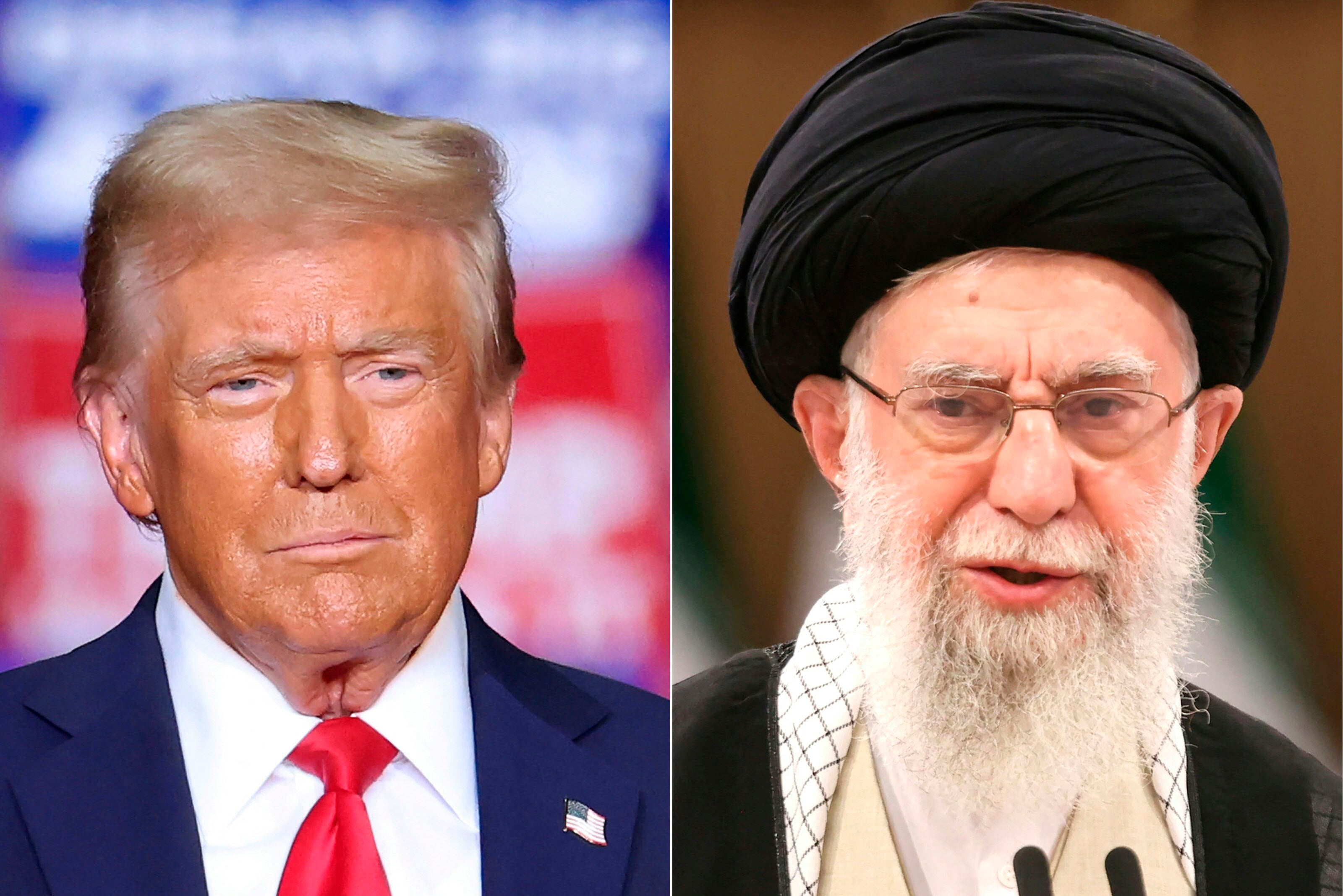 Donald Trump amenazó con matar al ayatola Alí Jamenei.