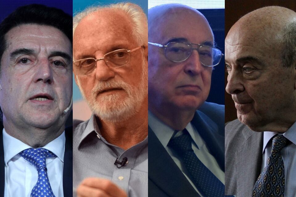 Carlos Melconian, Juan Carlos De Pablo,  Miguel Ángel Broda y Domingo Cavallo.