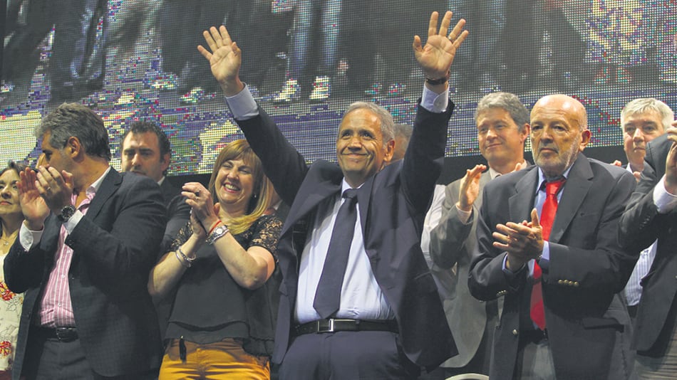 Sergio Palazzo encabezó un acto en el Gran Rex del que participaron Yasky, Baradel, Siley y Pablo Moyano.