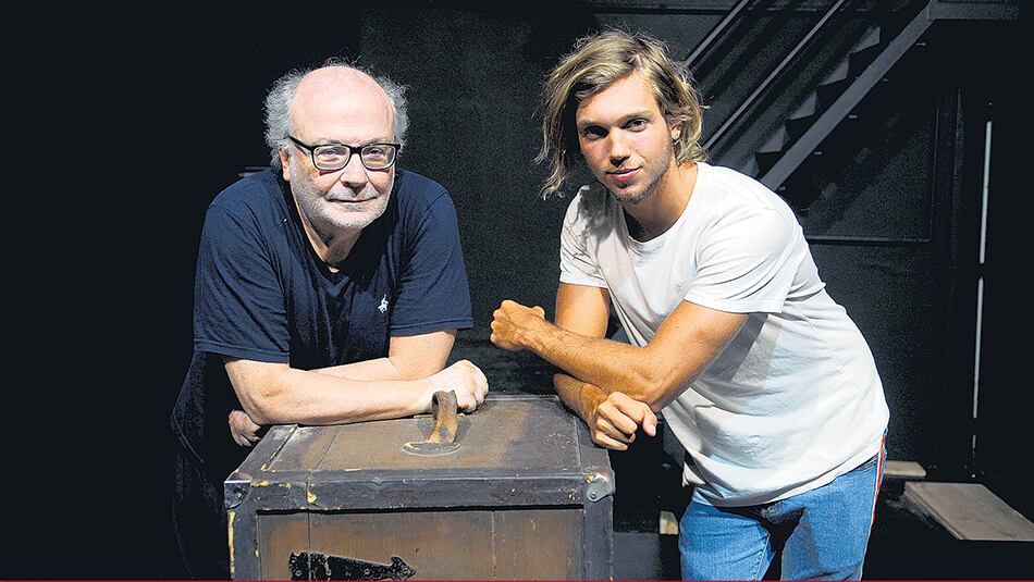 González Gil y Masini, director y protagonista de la obra que arranca hoy en El Método Kairós.