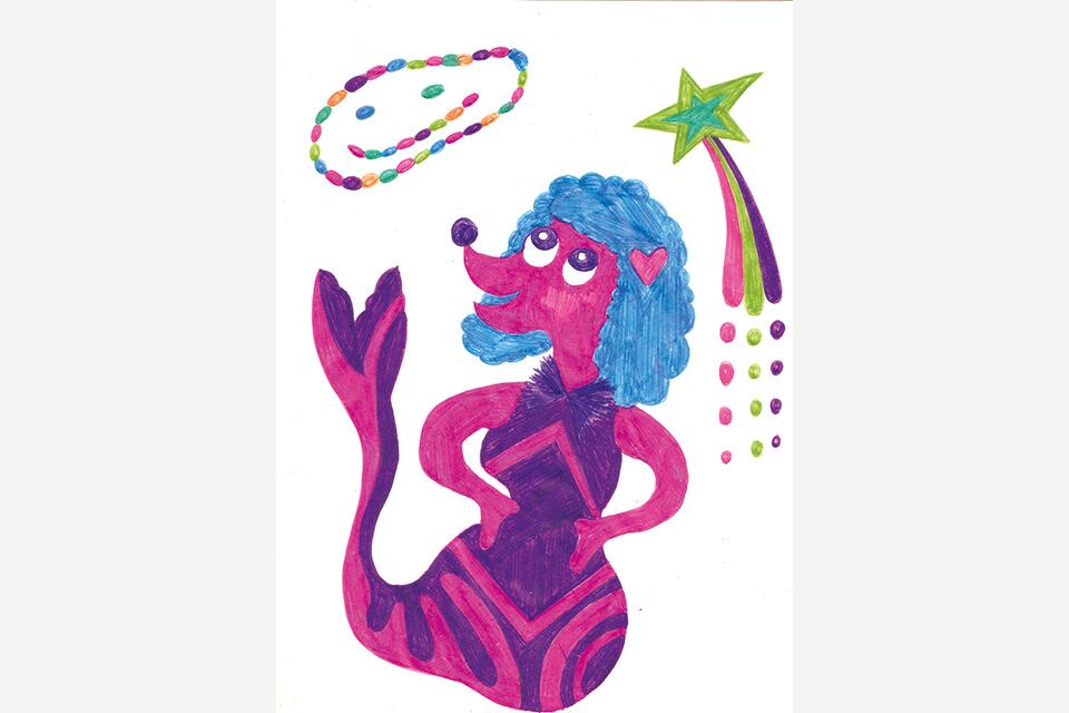 Dibujo de Ana Wandzik (Rosario, 1981)