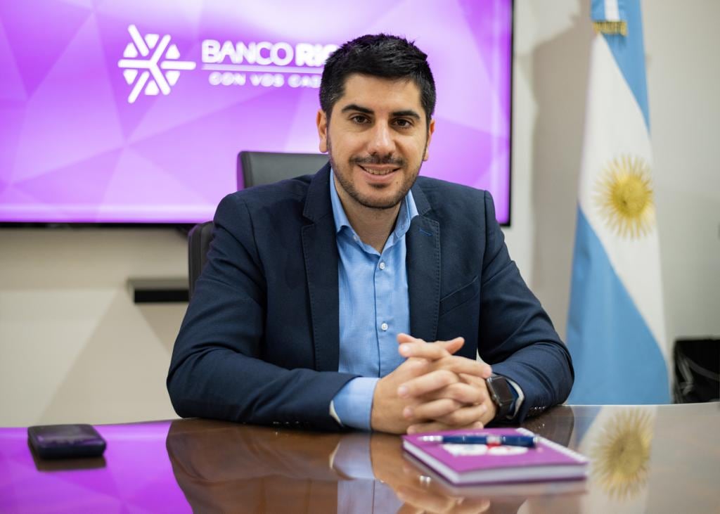 Raúl Cabral, gerente de Banco Rioja.