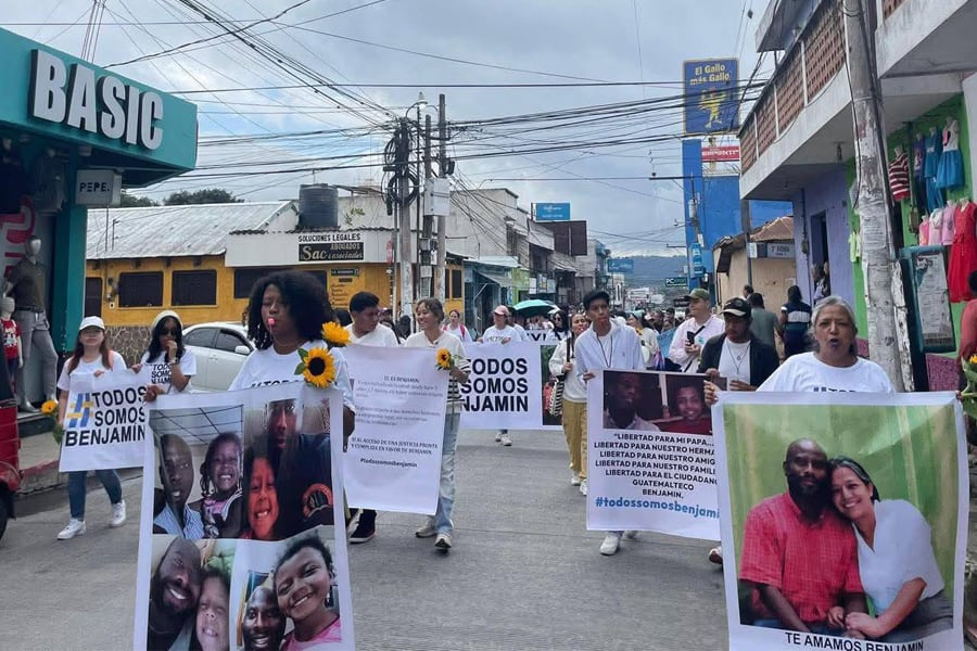 El pasado 17 de junio, familiares y amigos realizaron una caminata pacífica en Chimaltenango para exigir justicia y la liberación de David Benjamin Alexander Labriel Joseph, detenido desde febrero de 2021.