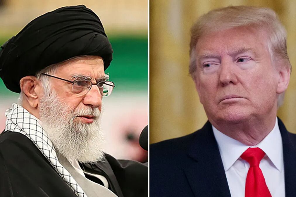 El líder supremo de Irán, Ali Jamenei, y el presidente de Estados Unidos, Donald Trump.