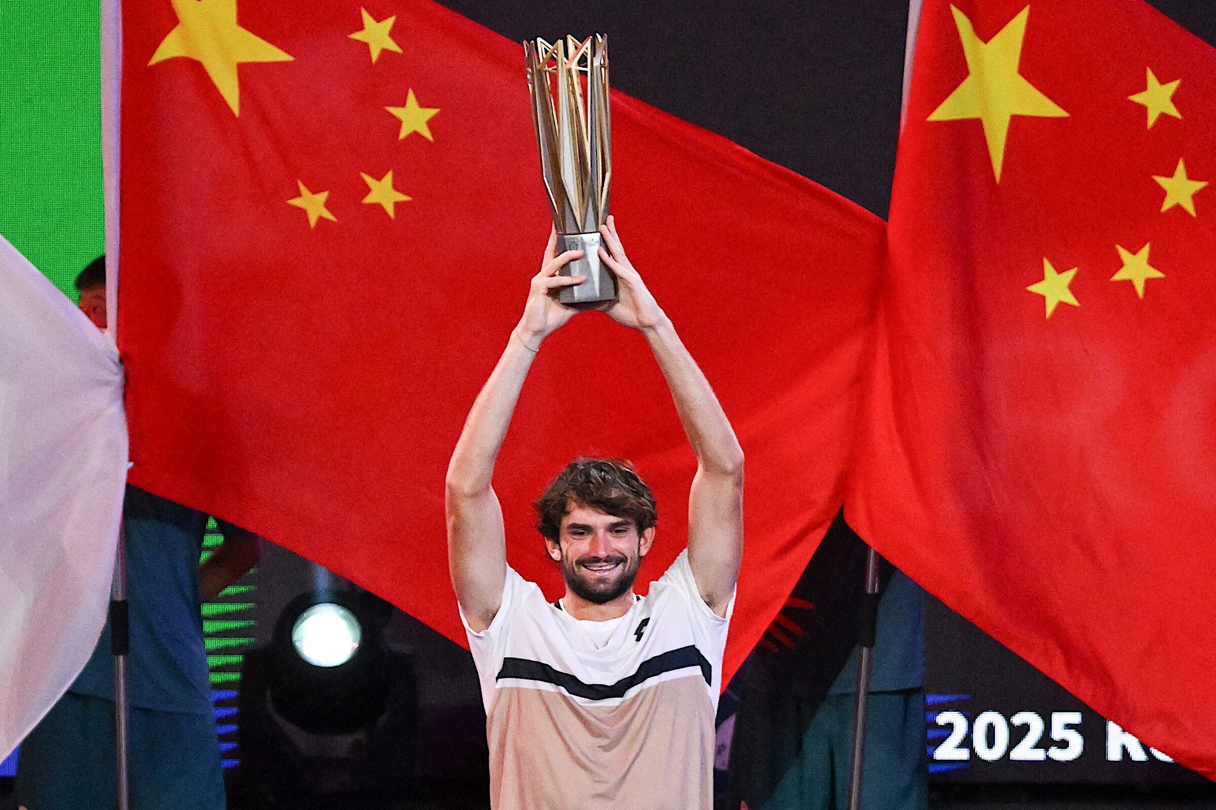 Valentin Vacherot, flamante campeón del Masters 1000 de Shanghai
