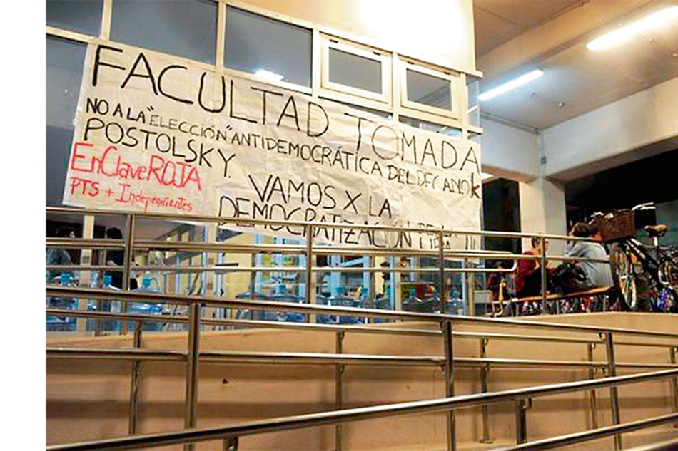 La Facultad de Ciencias Sociales es la única que sigue ocupada.
