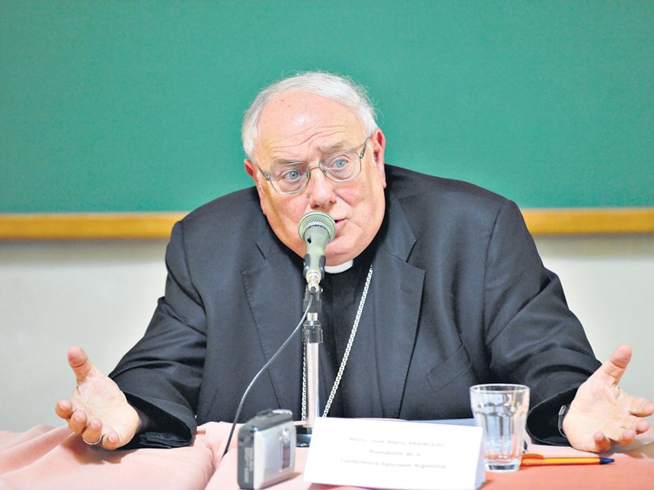 El arzobispo José María Arancedo, presidente de la Conferencia Episcopal.