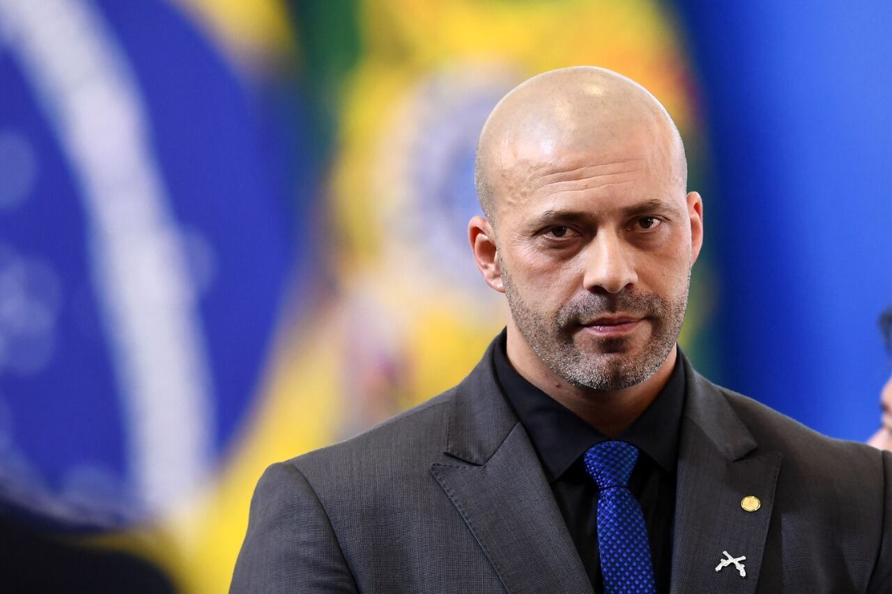 Daniel Silveira, diputado de ultraderecha que llamó a matar a los jueces de la corte suprema.