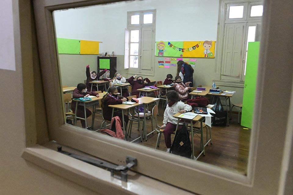 Ayer fue el retorno de las clases presenciales.