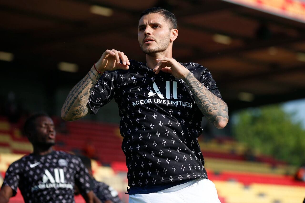 Mauro Icardi, 11 partidos en la temporada para el PSG