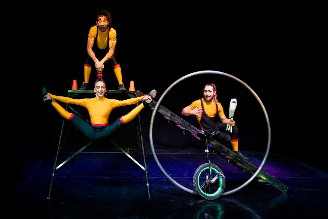 Tarugo, Chichina y Pejerrey conforman Cirkuelgue.