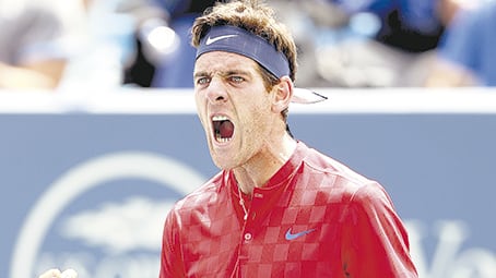 Delpo alcanzará a Nalbandian (2006) y a Coria (2005) en el ranking.