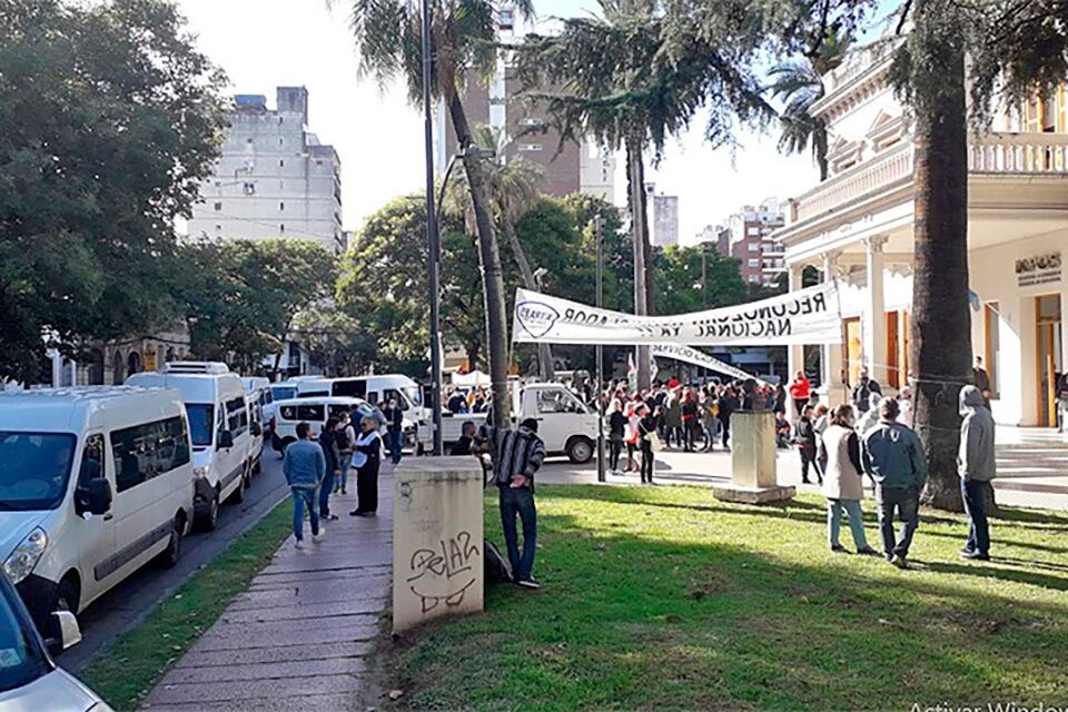 Prestadores preparan una nueva protesta frente a IAPOS. 