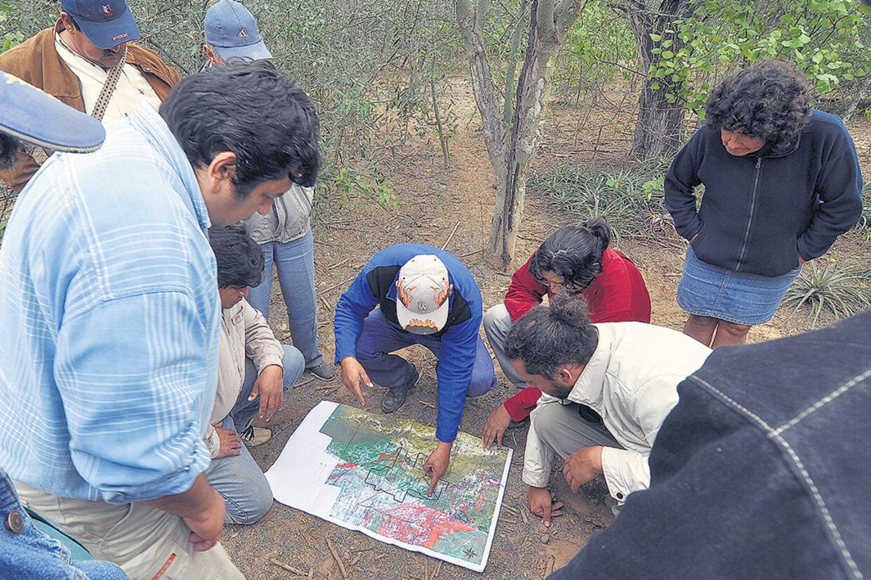 En el Chaco salteño, wichis y criollos hicieron un mapeo conjunto para resolver los conflictos.