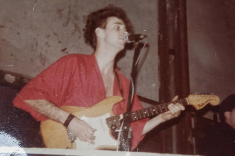 Cerati durante el recital en Orán.