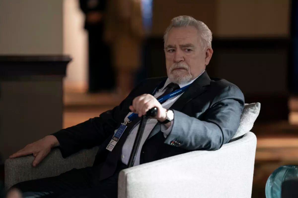 Cox como el magnate de los medios Logan Roy en "Succession", de HBO
