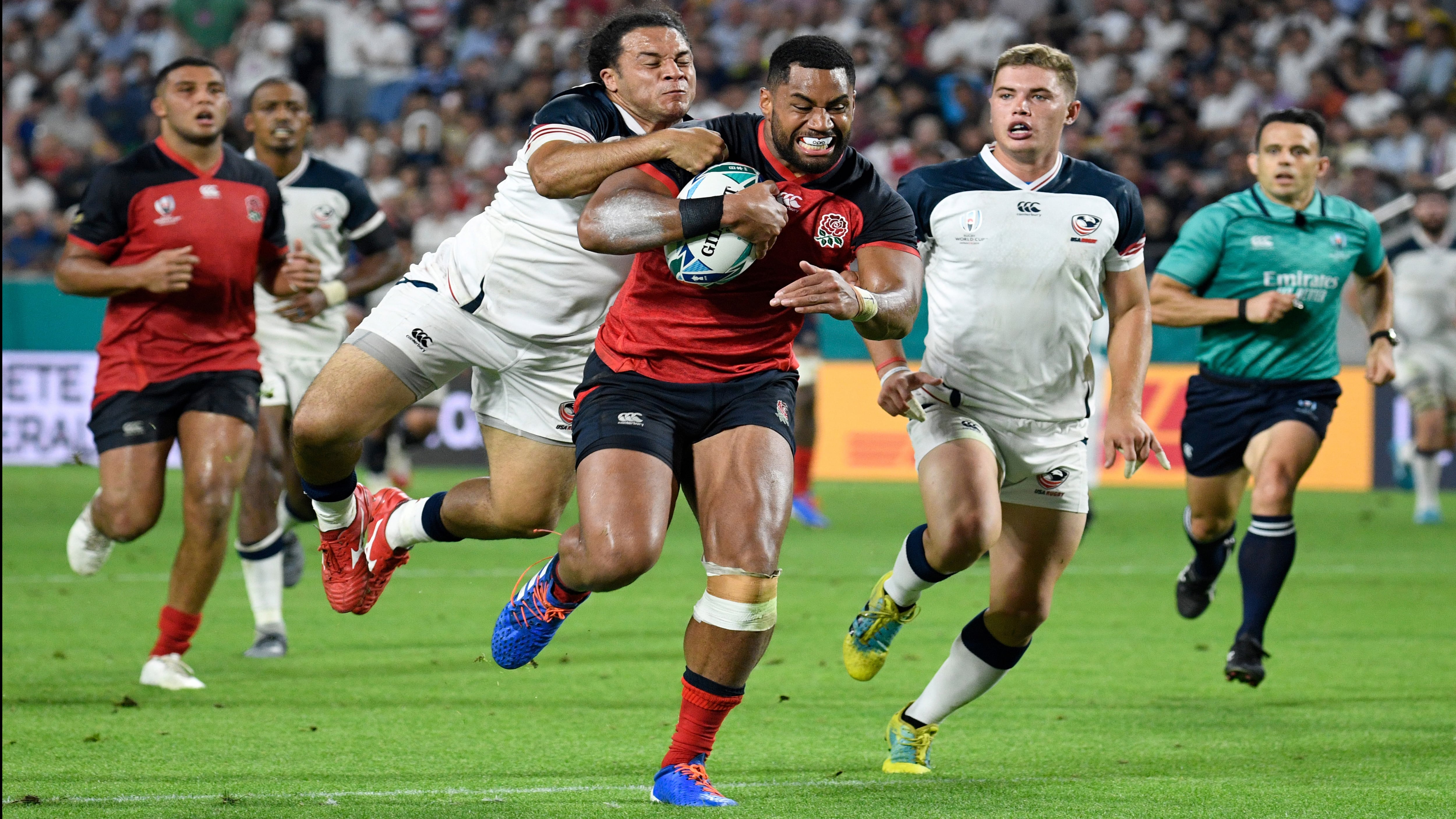 Los ingleses fueron imparables para los estadounidenses.