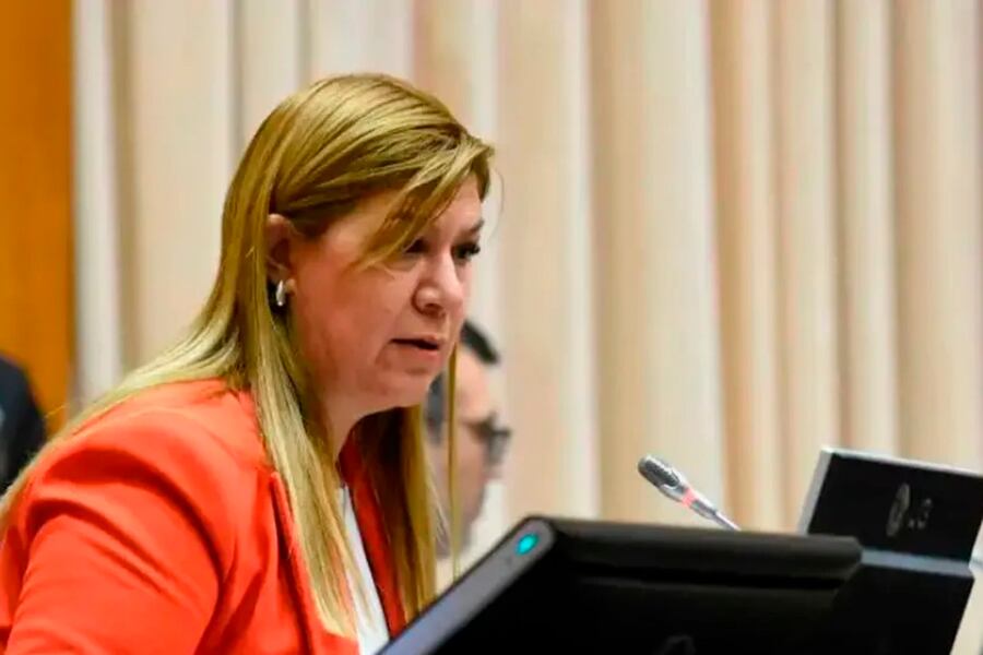 Gloria Ruiz, la suspendida vicegobernadora de Neuquén.