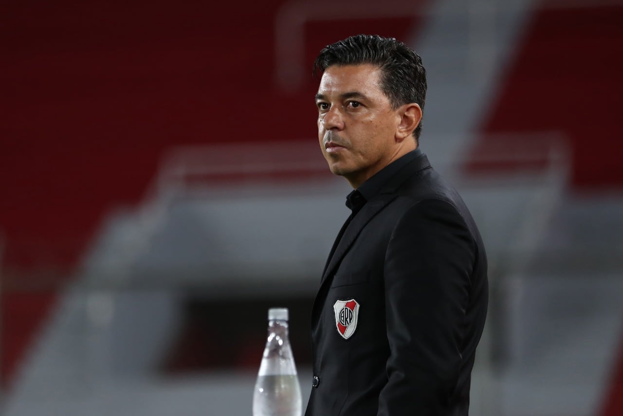 Gallardo durante la noche fatídica del martes.