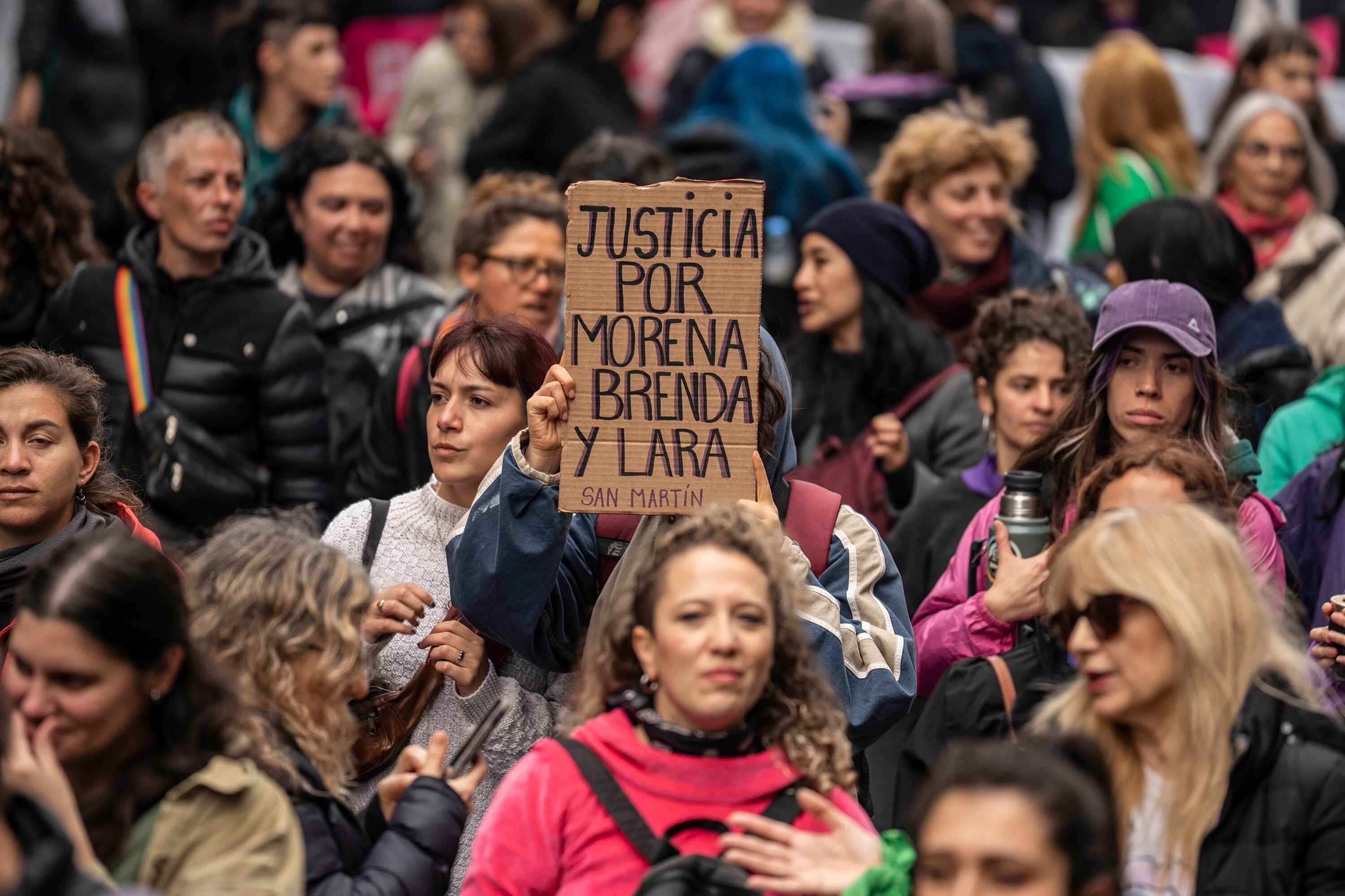 Los reclamos de justicia para Morena, Brenda y Lara.