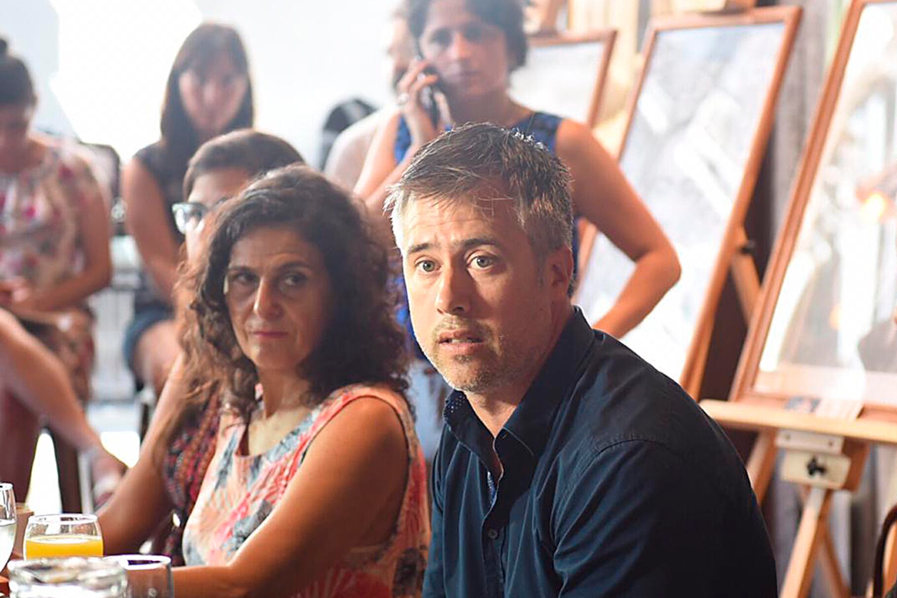 Busatto, acompañado de López, cuestionó al gobernador y también a la ministra Bullrich.