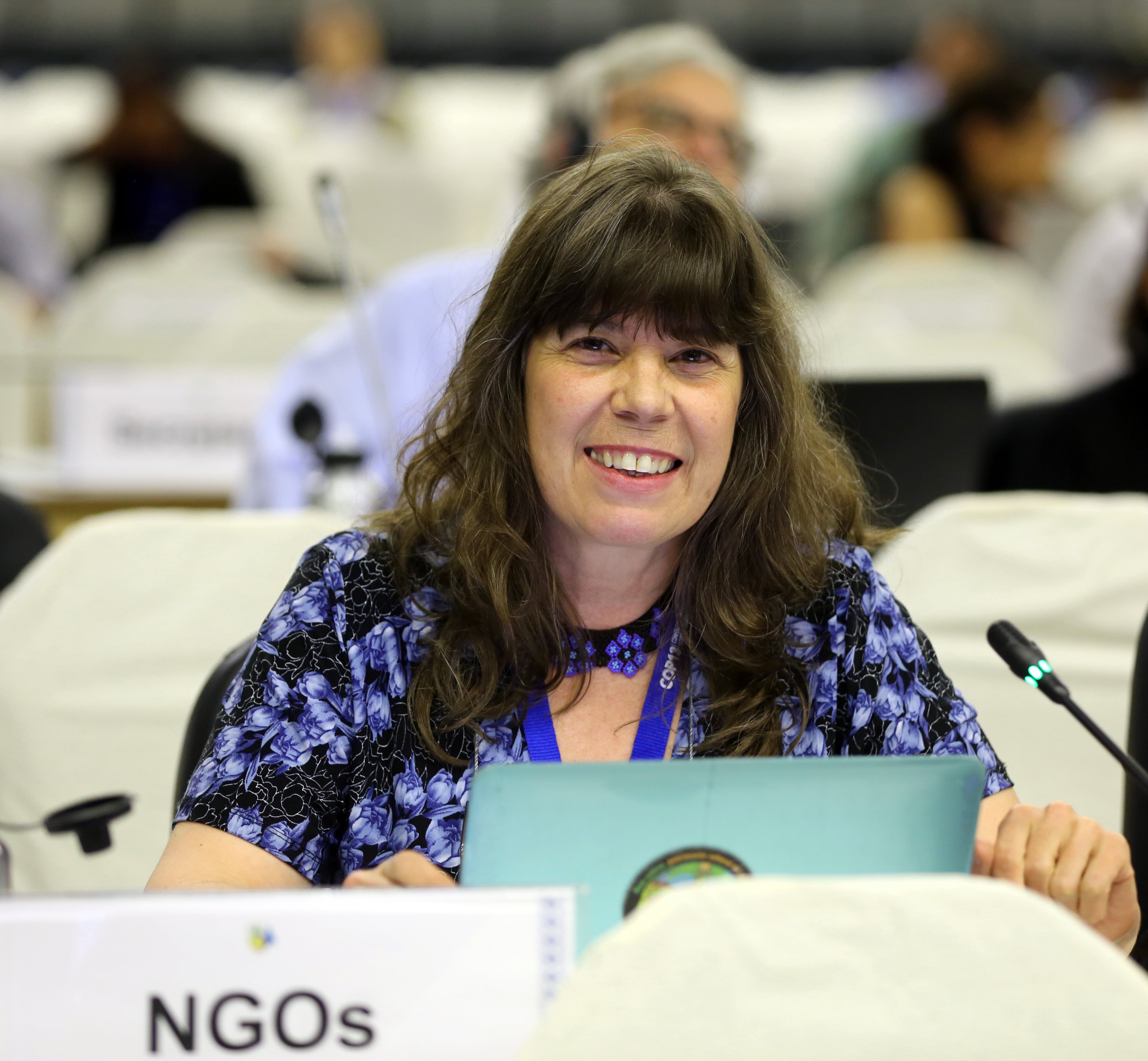 Silvia Ribeiro en la cumbre sobre cambio climático