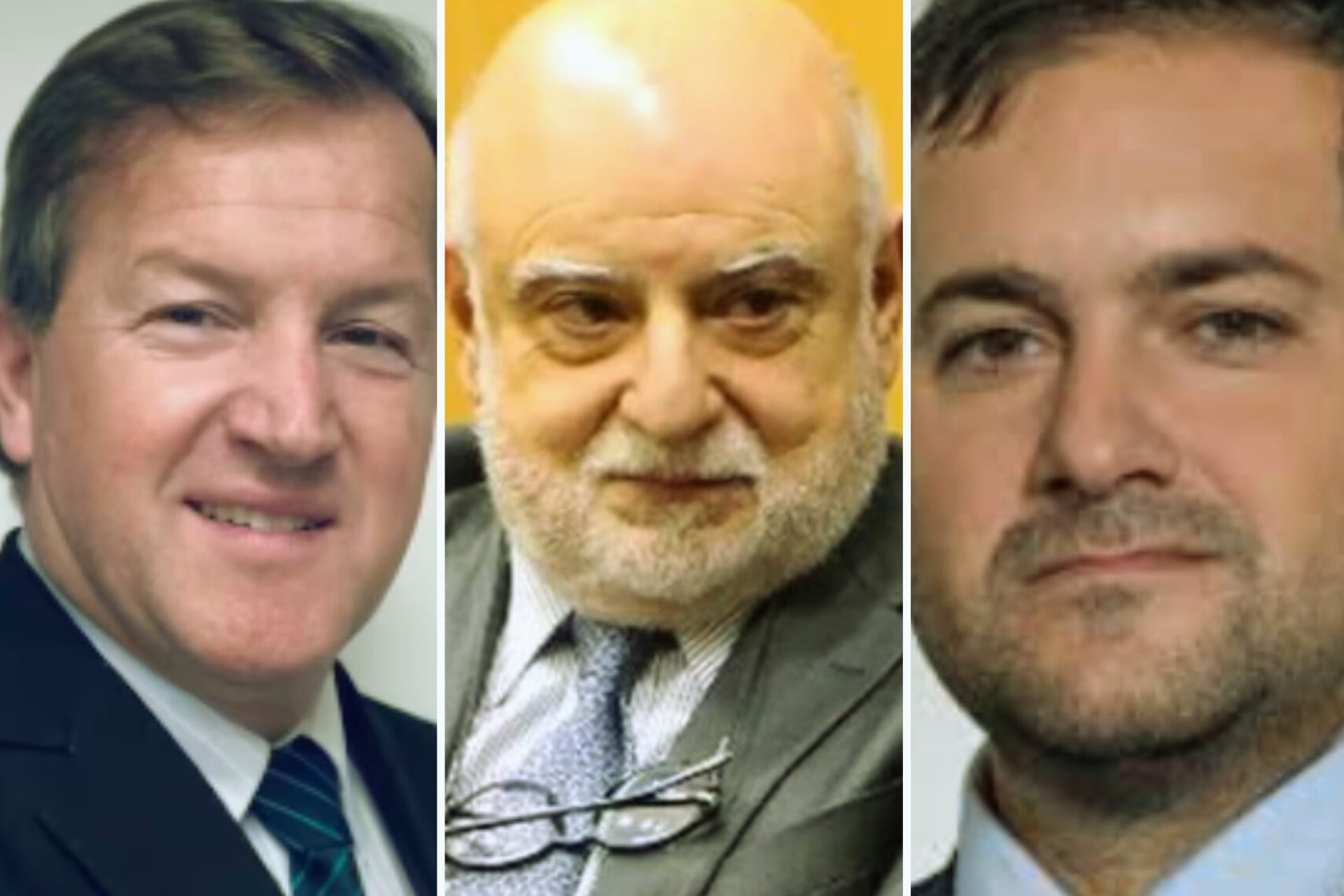 Eduardo Serenellini, Rodolfo Barra e Ignacio Yacobucci, las primeras bajas del 2025. 